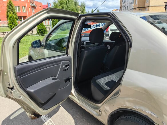 2012 Renault Logan I Рестайлинг, бежевый, 415000 рублей - вид 17