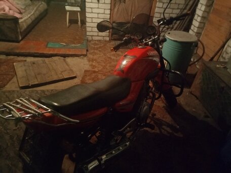 2007 Yamaha YBR125, красный, 120000 рублей, вид 3