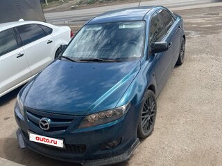2006 Mazda 6 I (GG) Рестайлинг, синий, 520000 рублей, вид 4