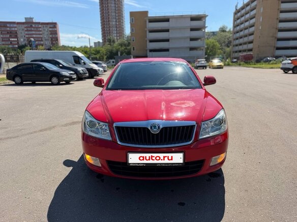 2012 Skoda Octavia II (A5) Рестайлинг, красный - вид 1