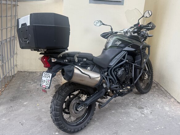2013 Triumph Tiger 800, зелёный, 700000 рублей - вид 7