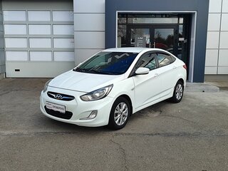 2012 Hyundai Solaris I, белый, 509000 рублей, вид 1