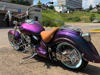 2001 Yamaha XVS1100, серебристый, 650000 рублей, вид 4
