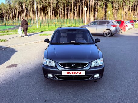 2005 Hyundai Accent ТагАЗ II, серебристый, 300000 рублей, вид 3