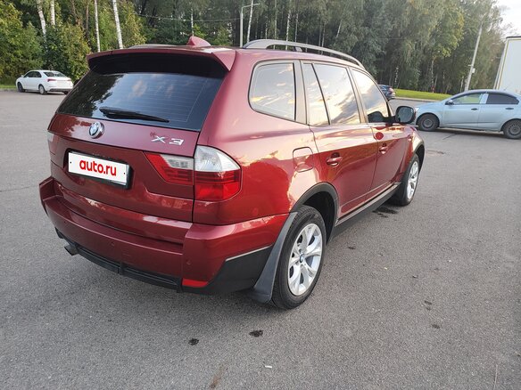 2010 BMW X3 20d I (E83) Рестайлинг, красный, 850000 рублей - вид 4