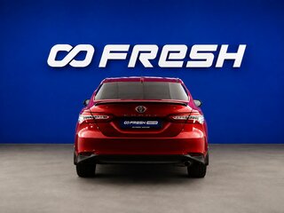 2021 Toyota Camry VIII (XV70) Рестайлинг, красный, 3325077 рублей, вид 4