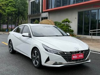 2022 Hyundai Elantra VII (CN7), белый, 1231000 рублей, вид 3