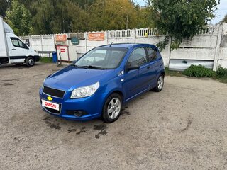 2009 Chevrolet Aveo I Рестайлинг, синий, 350000 рублей, вид 1