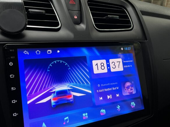2014 Renault Sandero II, синий - вид 13