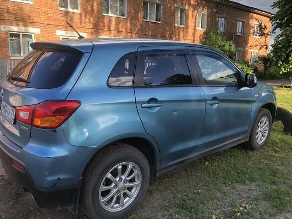 2010 Mitsubishi ASX I, голубой, 650000 рублей - вид 1