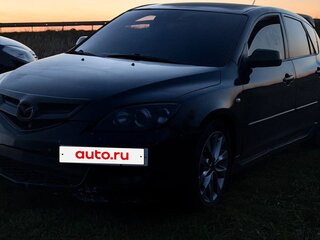 2008 Mazda 3 I (BK) Рестайлинг, чёрный, 450000 рублей, вид 1