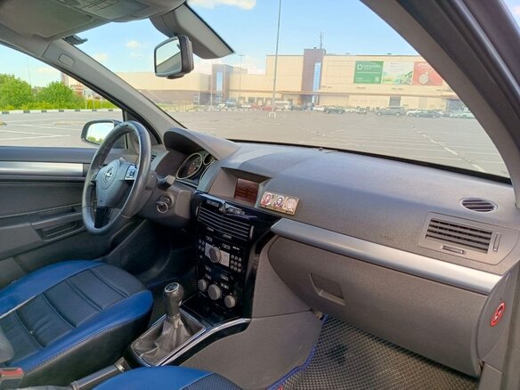 2008 Opel Astra H Рестайлинг, синий, 405000 рублей - вид 7