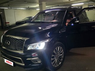 2015 Infiniti QX80 I Рестайлинг, синий, 3200000 рублей, вид 2