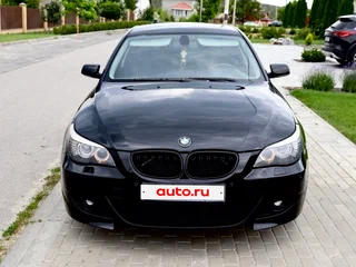 2008 BMW 5 серии 520i V (E60/E61) Рестайлинг, чёрный, 830000 рублей, вид 3