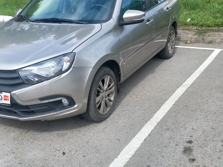 2019 Lada (ВАЗ) Granta I Рестайлинг, серебристый, 599000 рублей, вид 5