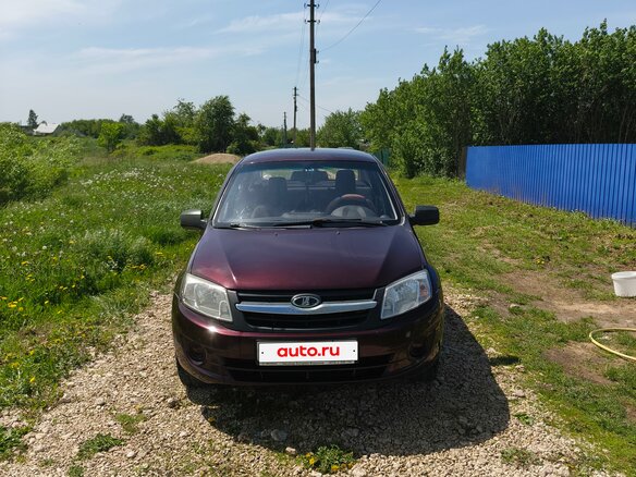 2012 Lada (ВАЗ) Granta I, коричневый, 299990 рублей - вид 1