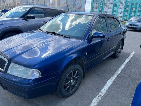 2007 Skoda Octavia I (A4) Рестайлинг, синий, 210000 рублей, вид 2