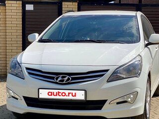 2015 Hyundai Solaris I Рестайлинг, белый, 1190000 рублей, вид 1