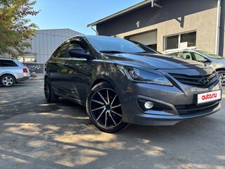 2015 Hyundai Solaris I Рестайлинг, серый, 980000 рублей, вид 1