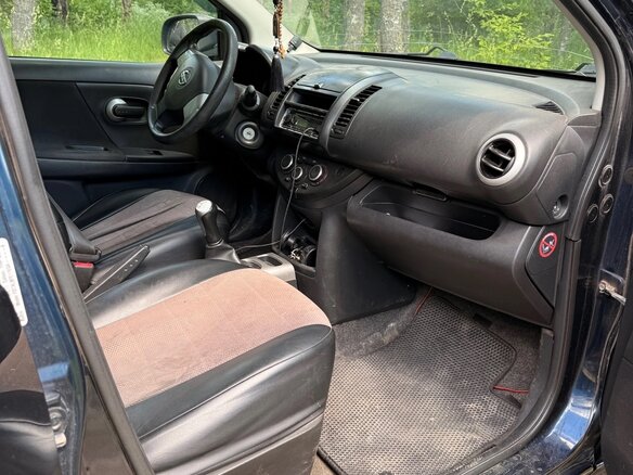 2010 Nissan Note I Рестайлинг, синий - вид 6