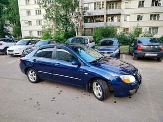 2008 Kia Cerato I Рестайлинг, синий, 500000 рублей, вид 3