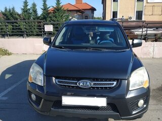 2008 Kia Sportage II, чёрный, 820000 рублей, вид 3