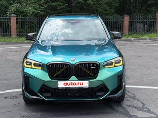 2021 BMW X3 M Competition I (F97) Рестайлинг, зелёный, 7990000 рублей, вид 3