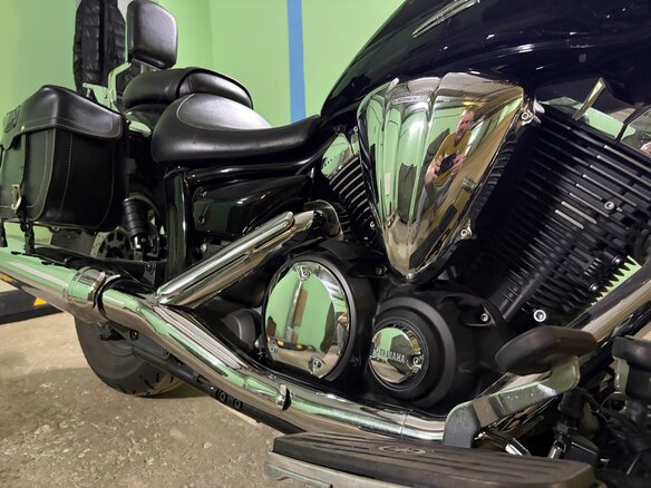 2011 Yamaha XVS950, чёрный - вид 9