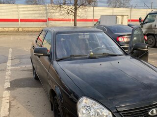 2008 Lada (ВАЗ) Priora I, чёрный, 220000 рублей, вид 4