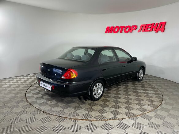 2008 Kia Spectra I Рестайлинг 2, чёрный - вид 4