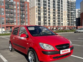 2008 Hyundai Getz I Рестайлинг, красный, 460000 рублей, вид 4