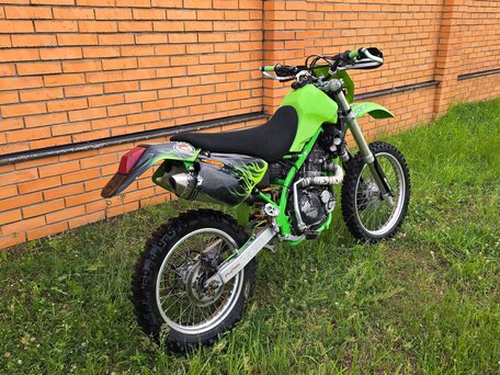1996 Kawasaki KLX 650, зелёный, 200000 рублей, вид 3
