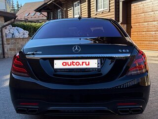 2019 Mercedes-Benz S-Класс AMG 63 AMG Long III (W222, C217) Рестайлинг, чёрный, 8500000 рублей, вид 4