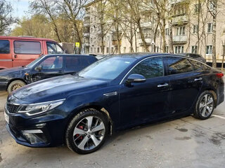 2018 Kia Optima IV Рестайлинг, синий, 1290000 рублей, вид 5