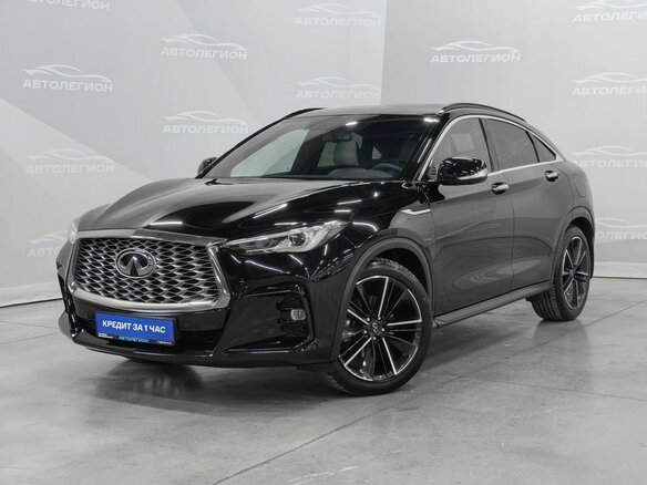 2021 Infiniti QX55, чёрный