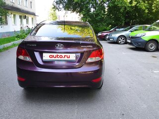 2011 Hyundai Solaris I, фиолетовый, 550000 рублей, вид 5