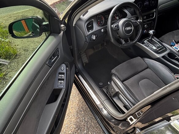2014 Audi A4 IV (B8) Рестайлинг, чёрный, 1350000 рублей - вид 9