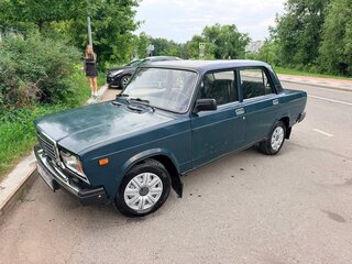 2005 Lada (ВАЗ) 2107, зелёный, 160000 рублей, вид 3