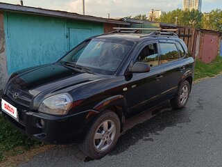 2008 Hyundai Tucson I, чёрный, 1150000 рублей, вид 1