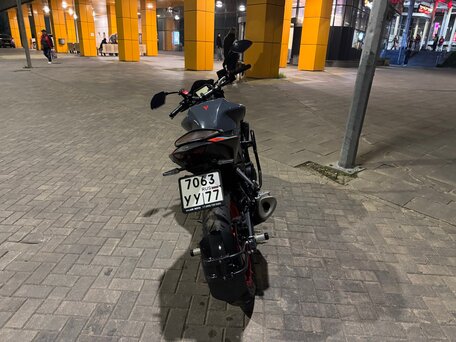 2021 Yamaha MT-03, серый, 600000 рублей, вид 4