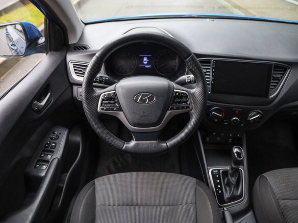 2020 Hyundai Solaris II Рестайлинг, синий, 1224777 рублей - вид 11