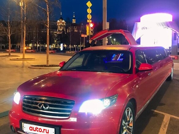 2007 Infiniti FX35 I (S50) Рестайлинг, красный, 4500000 рублей - вид 1