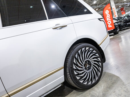 2019 Land Rover Range Rover Long IV Рестайлинг, синий, 5490000 рублей, вид 4