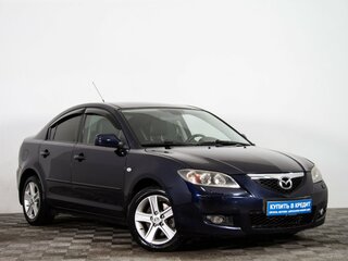 2008 Mazda 3 5-speed I (BK) Рестайлинг, синий, 799000 рублей, вид 1