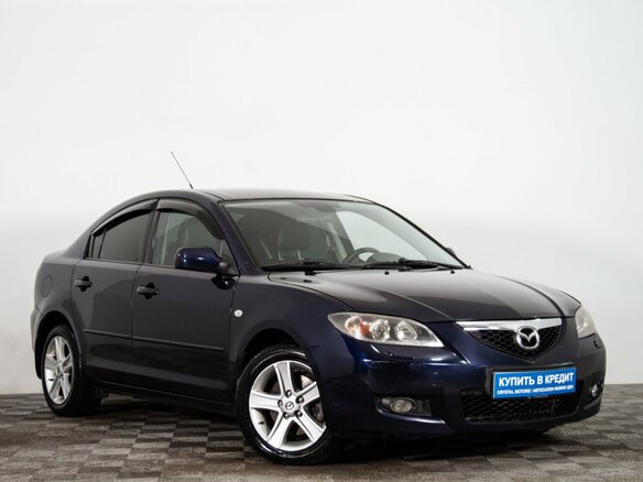 2008 Mazda 3 5-speed I (BK) Рестайлинг, синий, 759000 рублей