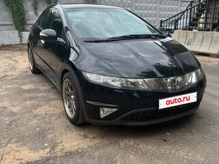 2008 Honda Civic VIII, чёрный, 699999 рублей, вид 3