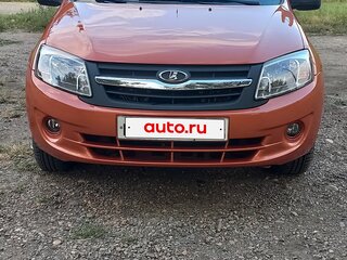 2014 Lada (ВАЗ) Granta I, оранжевый, 375000 рублей, вид 4