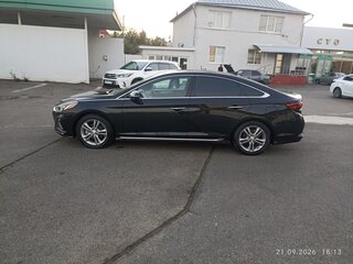 2017 Hyundai Sonata VII (LF) Рестайлинг, чёрный, 1755000 рублей, вид 4