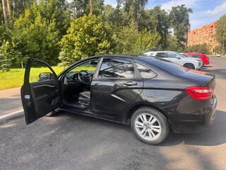 2016 Lada (ВАЗ) Vesta I, чёрный, 670000 рублей, вид 4