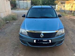 2011 Renault Logan I Рестайлинг, синий, 395000 рублей, вид 2